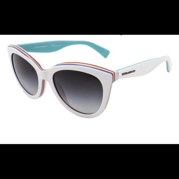 dolce gabbana white sunglasses